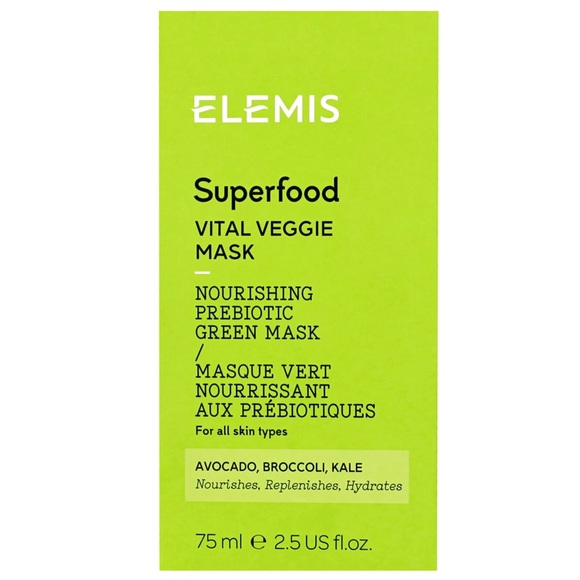 Elemis Superfood Vital Veggie Mask Nourishing Prebiotic Green Mask Face Mask - Picture 5 of 6